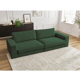 Bobochic Paris Temno zelena sedežna garnitura iz rebrastega žameta 274 cm Leonard – | Shoptok.si