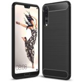  Silikonski ovitek za Huawei P20 Pro - mat carbon črn | Shoptok.si