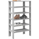 vidaXL Regal za čevlje siva sonoma 61x32x105 cm inženirski les Cene