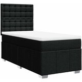  Box spring krevet s madracem crni 90x190 cm od tkanine | shoptok.hr
