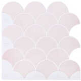  Pločica riblje ljuske 10 pcs Svijetlo ružičasta 30 x 30 cm | shoptok.hr