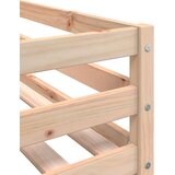  na kat sa zavjesama plavi 90x190 cm od masivne borovine | shoptok.hr