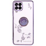 INORCO Ovitek za telefon TPU za Samsung Galaxy A42 5G s cvetličnim vzorcem, galvansko obdelan prstan z okrasnim kamnom, pokrov s stojalom, (22035460) Cene