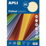 Apli barvni papirji pastelne barve 100 listov, sortirane barve AP015278 Cene