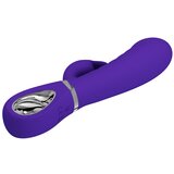 Pretty Love Prescott Red Super Soft Silicone Dual Vibrator Purple | shoptok.hr