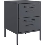 vidaXL Nočna omarica antracit 36x39x50,5 cm jeklo, (21327492) | Shoptok.si