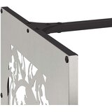  Stalak za drva za ogrjev40x40x40 cm od nehrđajućeg čelika | shoptok.hr
