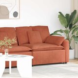  Modularni kauč s naslonom za ruke i jastucima, crveno-narančasti, 100 cm | shoptok.hr