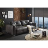Livetastic ZOFA S POSTELJNO FUNKCIJO, antracit tekstil | Shoptok.si