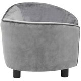 SOFA za pse siva 69 x 49 x 40 cm plišana | shoptok.hr