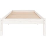  Okvir za krevet bijeli od masivnog drva 90 x 190 cm mali | shoptok.hr