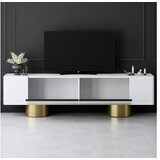 Hanah home TV komoda Bohem, 180x50x30 cm, Bijelo-Zlatne boje | Eponuda.ba
