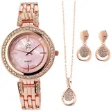 Set nakita, Sat, ogrlica i minđuše, Rose gold