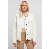 UC Ladies Ladies Oversized Sherpa Denim Jacket offwhite raw | shoptok.hr