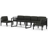  7-dijelna vrtna garnitura s jastucima aluminijska antracit | shoptok.hr