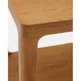Kave Home Stranska mizica v hrastovem dekorju 50x50 cm Maymai – | Shoptok.si