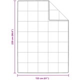  Ljetni pokrivač s jastukom 2 kom. Bijelo Perje Bijela 155 x 220 cm | Shoptok.si