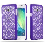 Cadorabo primera, združljiv s Samsungom v vijolični - trdi zaščitni pokrov v Flower Paisley Henna Design proti praskam in udarcem, (20569048) | Shoptok.si