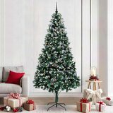 vidaXL Umestno božično drevo Zelena 240 cm PVC, jeklo in plastika | Shoptok.si