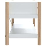 TV ormarić bijeli 82 x 38 x 45 cm od konstruiranog drva | shoptok.hr