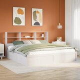 vidaXL Okvir kreveta bez madraca bijeli 180x200 cm od masivne borovine | shoptok.hr