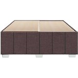 vidaXL Okvir za krevet bez madraca tamnosmeđi 140 x 190 cm od tkanine | shoptok.hr