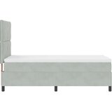  Krevet s opruga kutije Svijetlo siva 100 x 200 cm Baršun | shoptok.hr