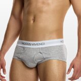 Modus vivendi sivi muški slip sa belim pojasom | Eponuda.com