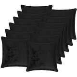  Presvlaka za jastuk 12 pcs HOUTEN Crna 45 x 45 cm Flanel | shoptok.hr