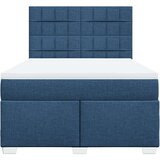 vidaXL Krevet s oprugama i madracem plavi 140x200 cm od tkanine | shoptok.hr