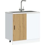  Donji ormarić za Lavabo - Umivaonik boja hrasta konstruirano drvo | shoptok.hr