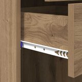  Highboard Umjetnički hrast 50 x 42,5 x 185 cm Konstruirano drvo | shoptok.hr