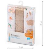 BabyOno Pelene od muslina bež 3 kom | shoptok.hr
