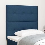  Vzglavje s gumbi, tufted, modro, 90 cm, tkanina, (22051702) Cene