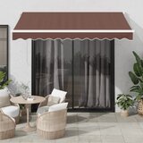 vidaXL Avtomatsko zložljiva tenda rjava 300x250 cm Cene