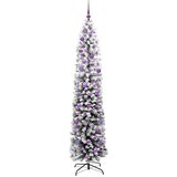 vidaXL Umestno božično drevo Zelena 210 cm PVC in Jeklo in Plastika | Shoptok.si