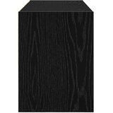  Stalak za cipele koji se može složiti crni hrast 89,5x30x40 cm | shoptok.hr