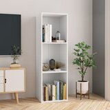 Furnova Knjižna / TV omara bela 36x30x114 cm iverna plošča, (21924813) | Shoptok.si