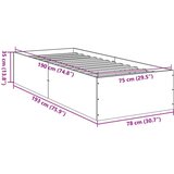  Okvir za krevet bijeli 90x190 cm konstruirano drvo | shoptok.hr