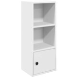 Furnova Knjižna omara bela 31x24x77 cm inženirski les, (21932197) | Shoptok.si