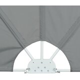  Sklopiva bočna tenda siva 400 x 200 cm | shoptok.hr