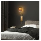 Opviq vall lamp zidna zlatno - braon lampa lumora 15332 | ePonuda.com