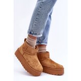 Boto FD1 Brown Corcoran Suede Snow Boots On Platform | Shoptok.si