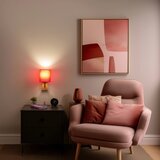 Brilagi - Zidna lampa NUBILA WOOD 1xE27/25W/230V hrast/ružičasta | Eponuda.com