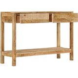  Konzolni stol s 2 ladice 110 x 35 x 75 cm masivno drvo manga | shoptok.hr