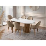 Hanah home Trpezarijski sto Milas-2992, 180x77x90 cm, Bijeli | Eponuda.ba