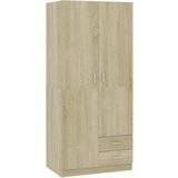 Furnova Garderobna omara sonoma hrast 80x52x180 cm inženirski les, (21930399) | Shoptok.si