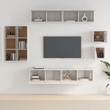  8-dijelni set TV ormarića bijeliod konstruiranog drva | shoptok.hr