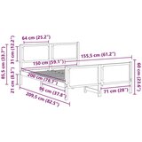  Konstrukcija postelje Svetlo siva 150 x 200 cm blago, (5000084569) | Shoptok.si