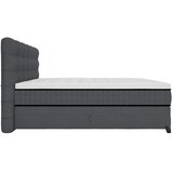 Premium Living Postelja Boxspring Carmen C, Antracit, 180x200 | Shoptok.si